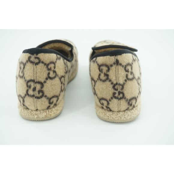 Gucci Fria Interlocking GG Horsebit Loafer Beige men dress shoe Wool Fur main image 8
